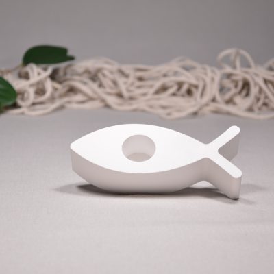 Stabkerzenhalter Fisch personalisiert