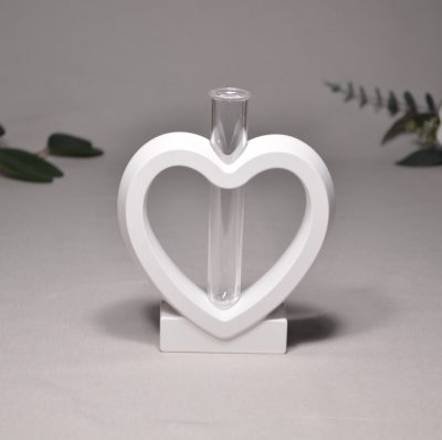 Reagenzvase Herz personalisiert