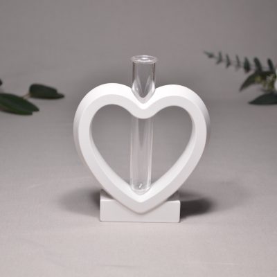 Reagenzvase Herz personalisiert
