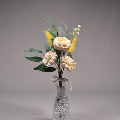 Tischdeko Keramikblumen