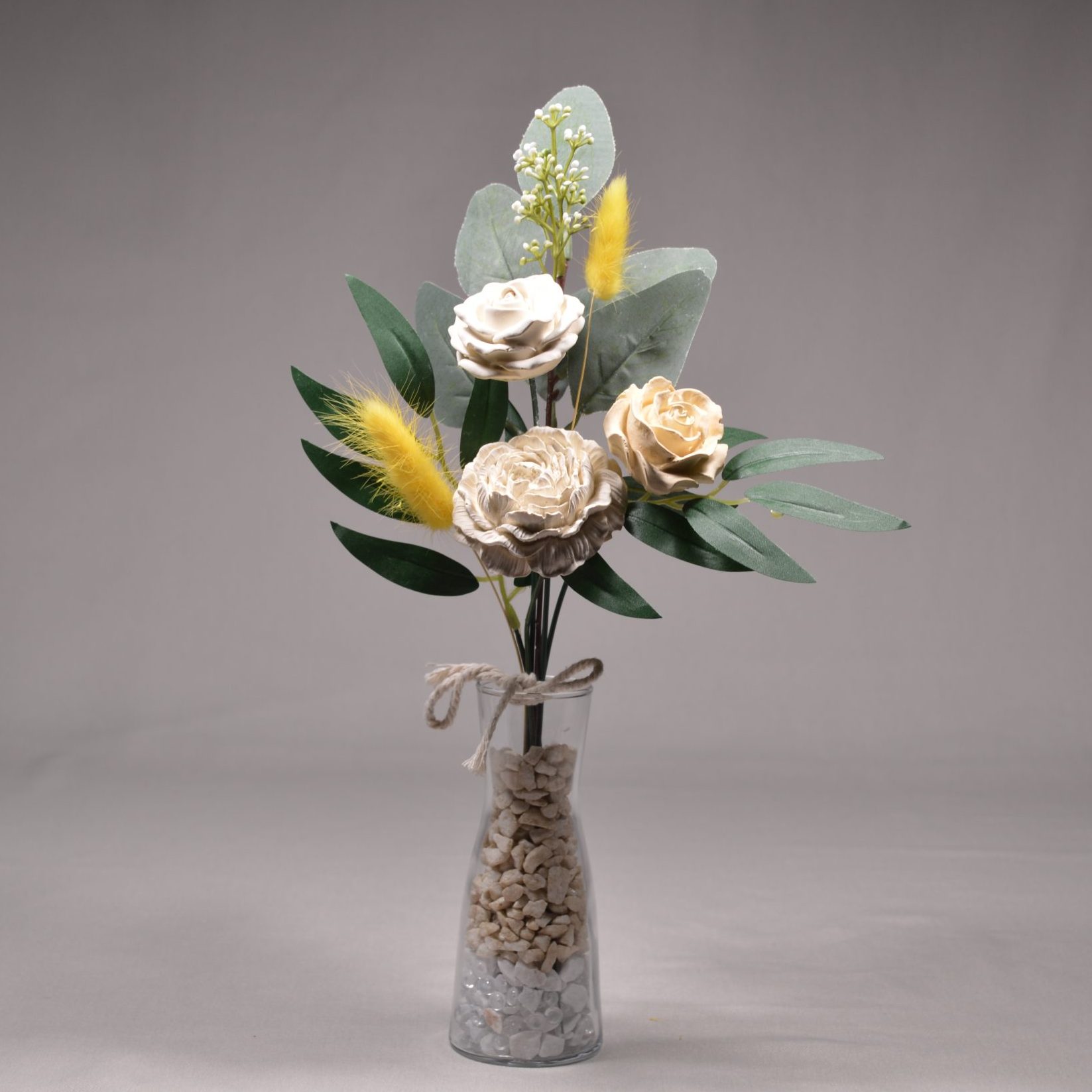 Tischdeko Keramikblumen