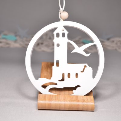 Wandaufĥänger Leuchtturm