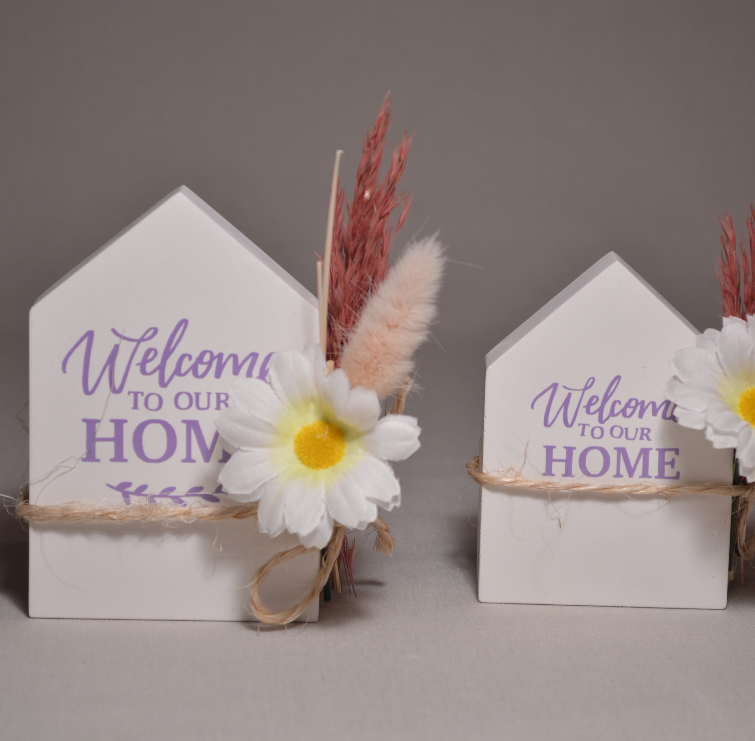 2er Set Welcome to our Home