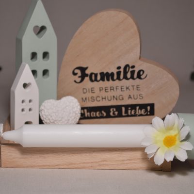 Gießkeramik Deko-Set "Familie"