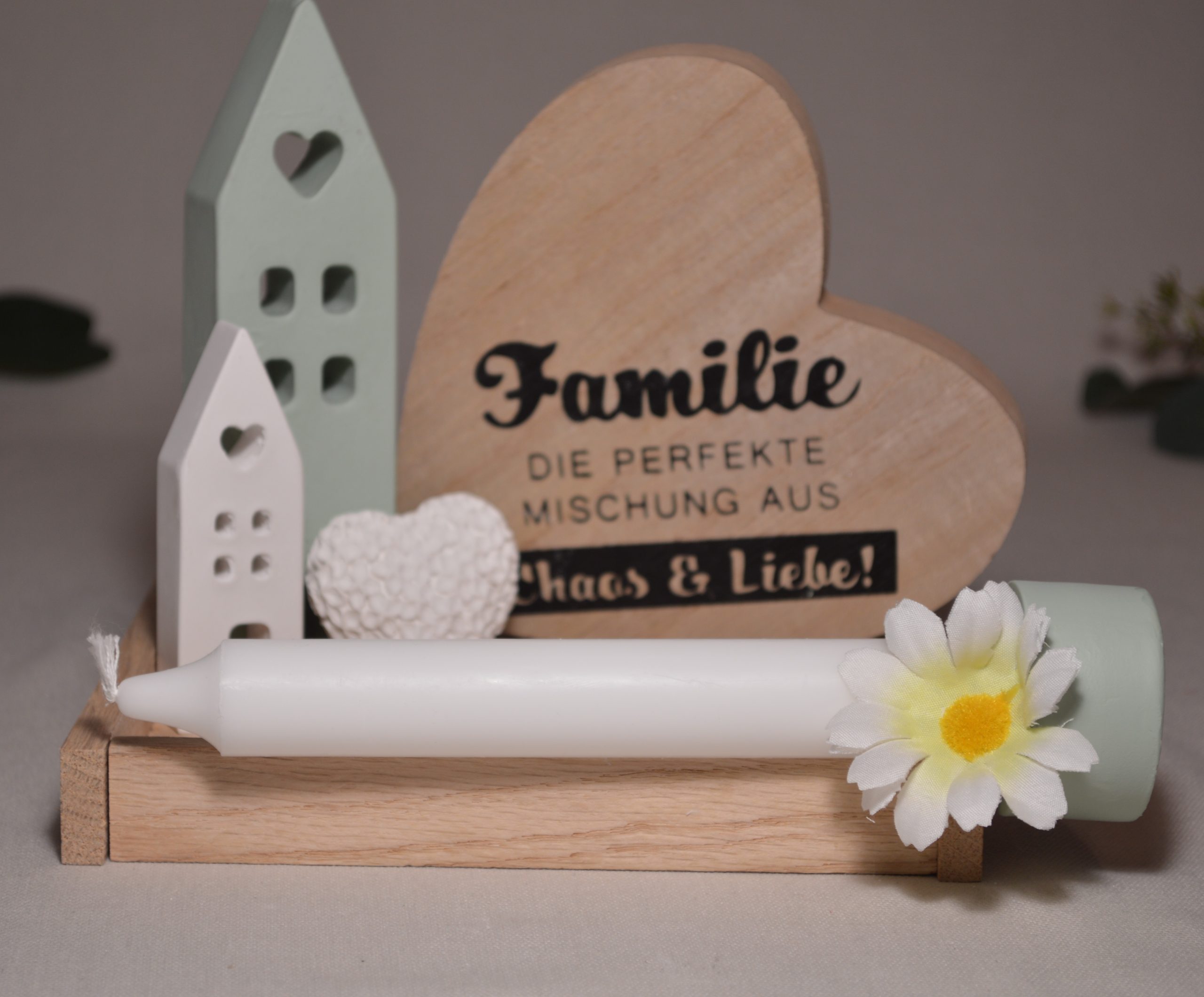 Gießkeramik Deko-Set "Familie"