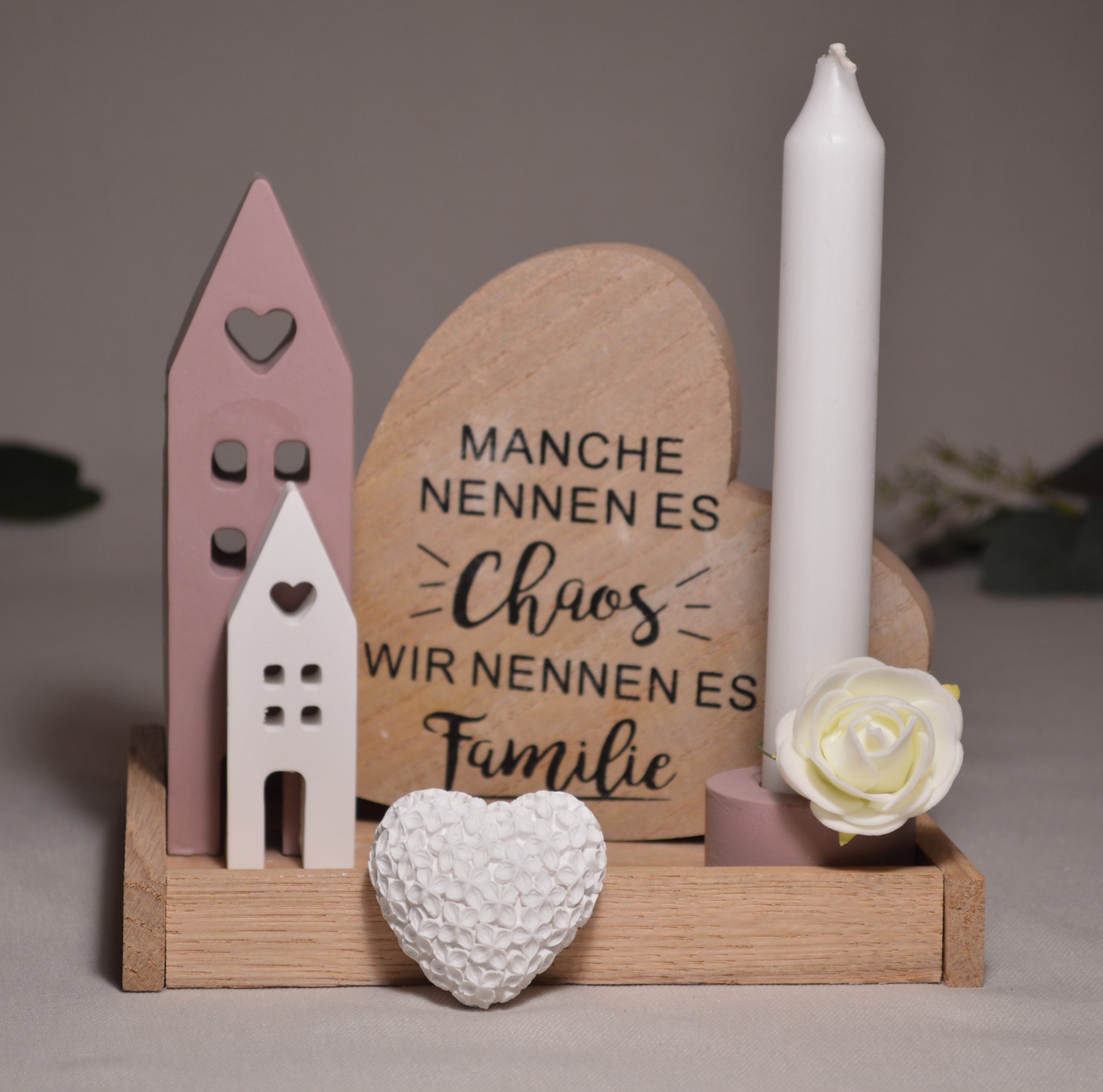 Gießkeramik Deko-Set "Familie"