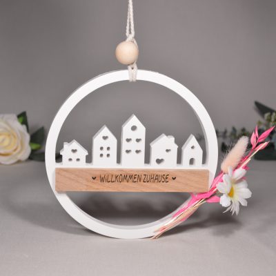 Tür/Wanddeko Willkommen Zuhause