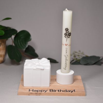 Set mit Geschenkdose Happy Birthday