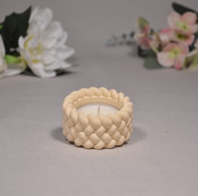 Gießkeramik Handmade Teelichthalter Kerzenhalter Tischdeko Einweihungsgeschenk Geschenk