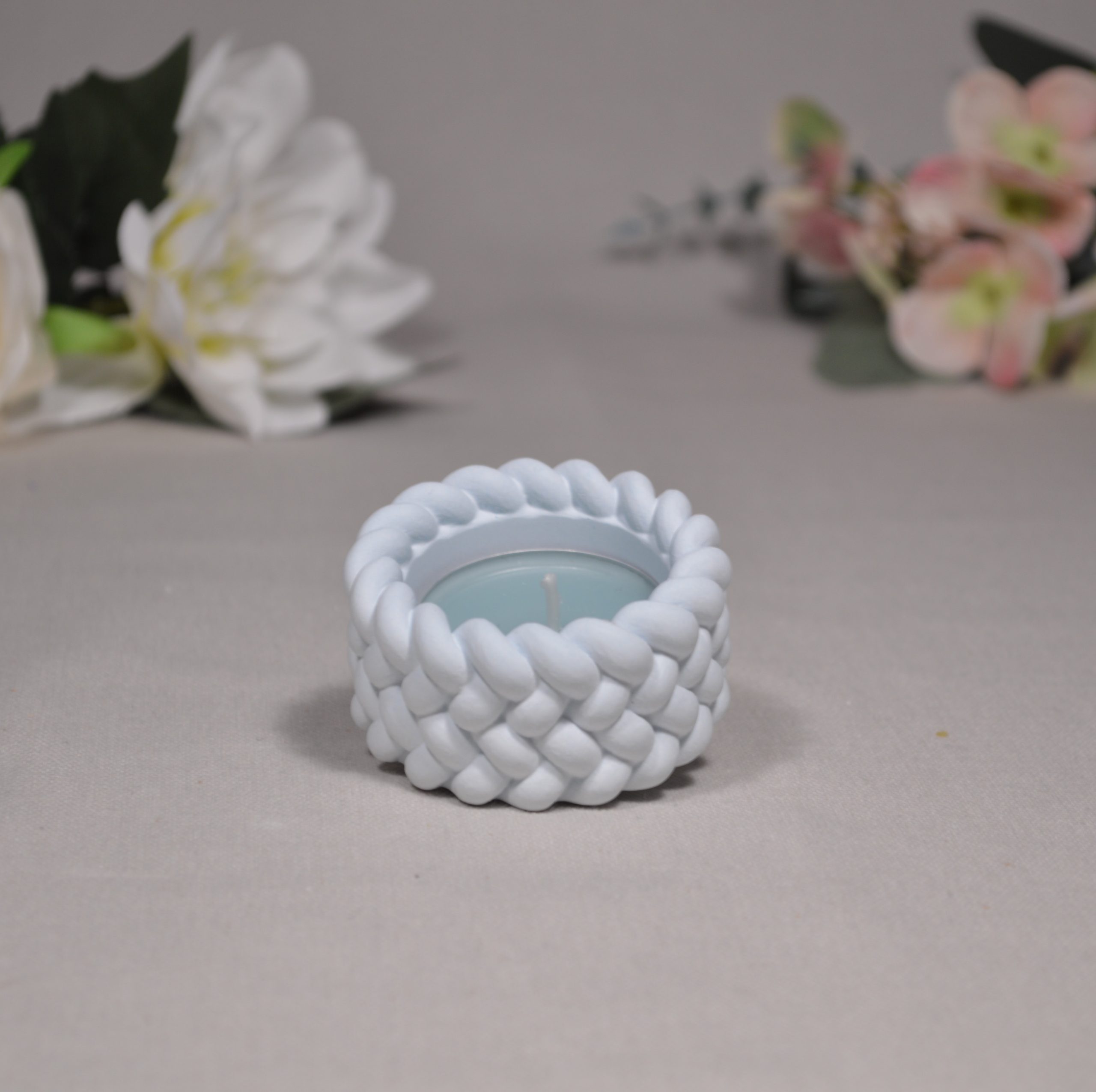 Gießkeramik Handmade Teelichthalter Kerzenhalter Tischdeko Einweihungsgeschenk Geschenk