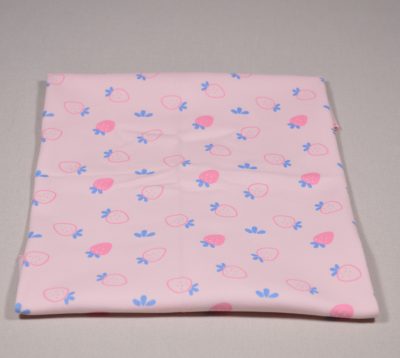 Loopschal Mädchen personalisiert rosa Erdbeeren