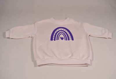 Sweatshirt Mädchen Regenbogen personalisiert