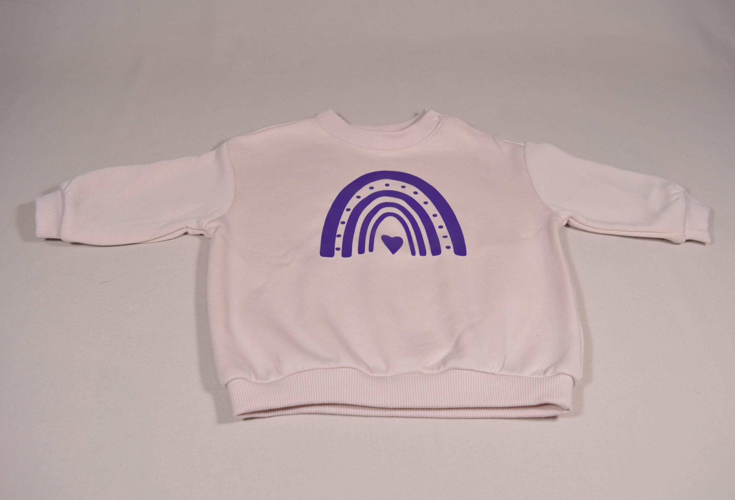 Sweatshirt Mädchen Regenbogen personalisiert