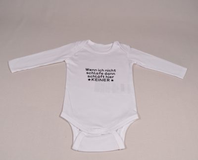 Baby Body langarm Spruch personalisiert