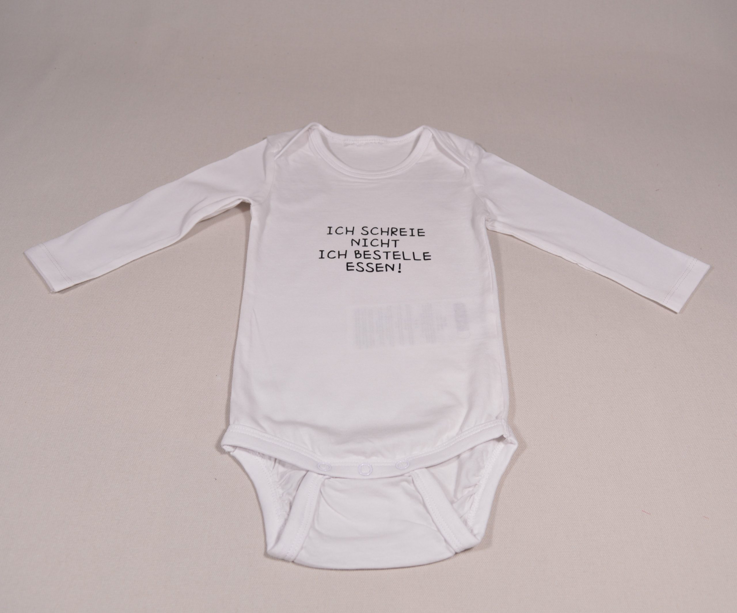 Baby Body langarm Spruch personalisiert