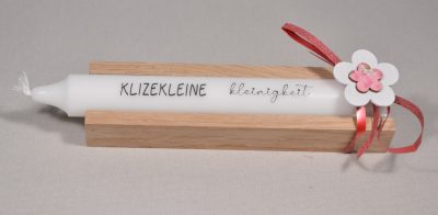 Geschenk Handmade Stabkerze