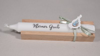 Geschenk Handmade Stabkerze
